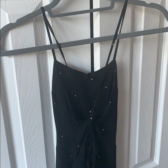 NWT for love and lemons black w gold star romper - Picture 3 of 5